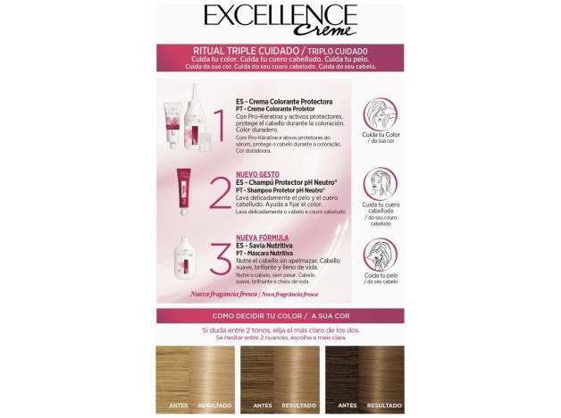 L'Oreal Set Excellence Creme Tint 8 Light Blonde