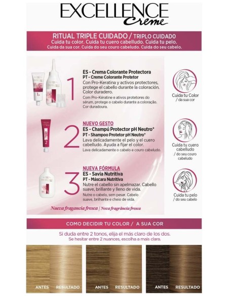L'Oreal Set Excellence Creme Tint 8 Light Blonde