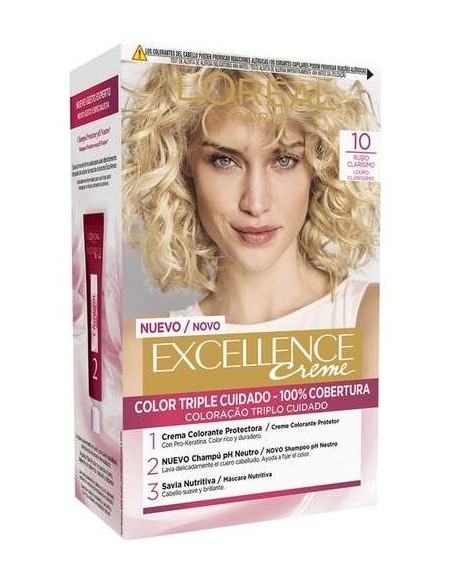 L'Oreal Set Excellence Creme Hair Color 10 Very Light Blonde