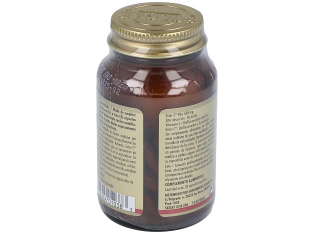 Ester-C® Plus 500Mg Cápsulas Vegetales 50 U