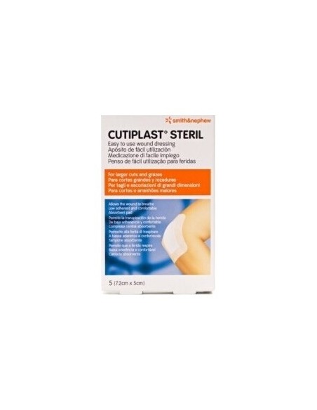 Cutiplast® Apósito Estéril 7_2 Cm X 5 Cm 5Uds