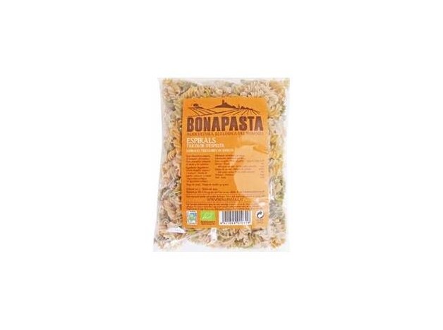 Bonapasta Espirales Tricolor De Espelta Eco 500G