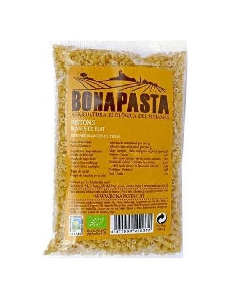 Bonapasta Pistones De Trigo Blancos Eco 250G
