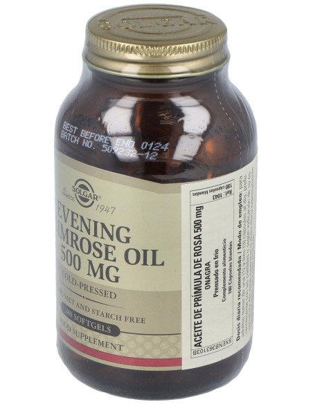 Solgar Aceite De Prímula De Rosa 500Mg 180 Perlas