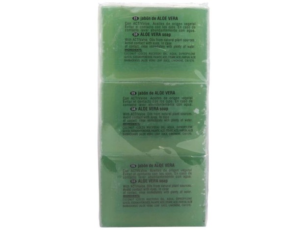 Aloe Vera Jabón Piel Seca O Sensible 3 X 125 Gr