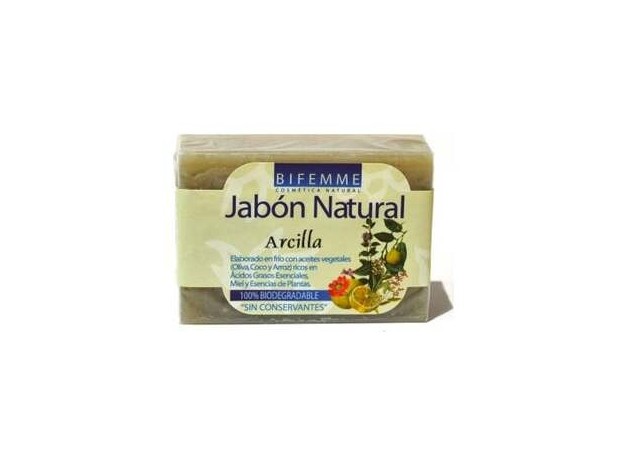 Bifemme Jabón Natural De Arcilla 100 G