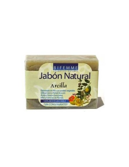 Bifemme Jabón Natural De Arcilla 100 G