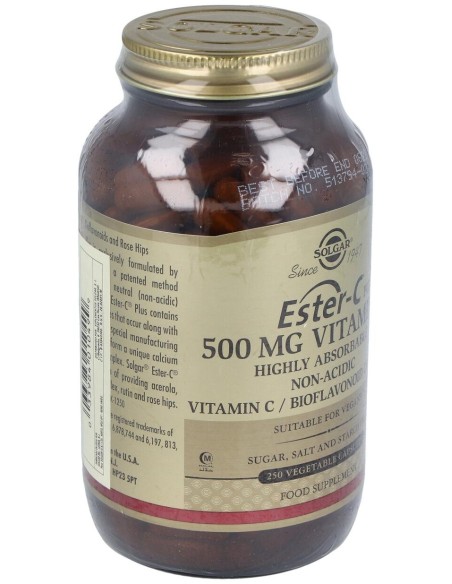 Solgar Ester-C Plus Vitamina C 500Mg 250Vcaps