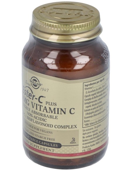 Ester-C® Plus 500Mg Cápsulas Vegetales 50 U