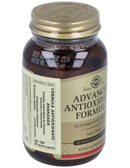 Formula Antioxidante Avanz.60Vegicaps