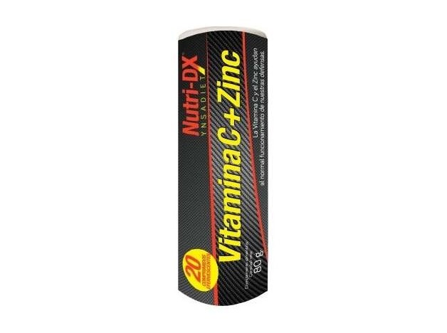 Ynsadiet Vitamina C + Zinc 20 Comp Efervescentes