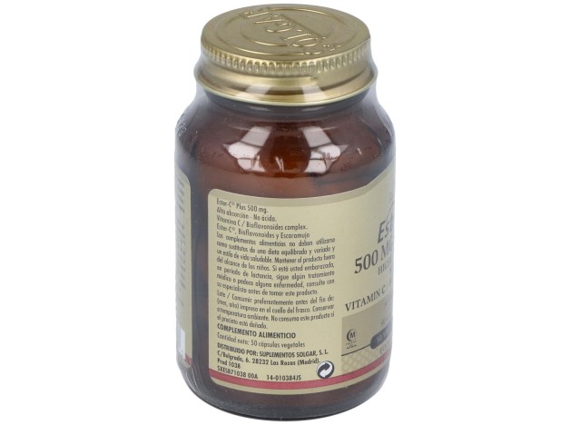 Ester-C® Plus 500Mg Cápsulas Vegetales 50 U