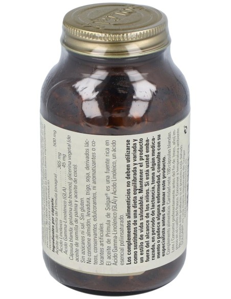 Solgar Aceite De Prímula De Rosa 500Mg 180 Perlas