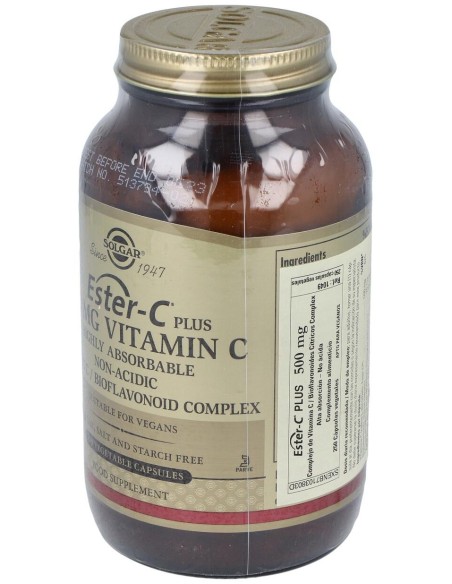 Solgar Ester-C Plus Vitamina C 500Mg 250Vcaps