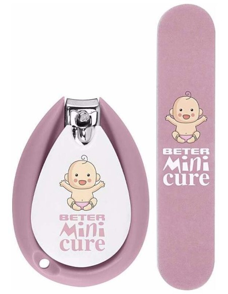 Beter Mini Cure Cuidado Uñas Bebés Rosa 2Uds
