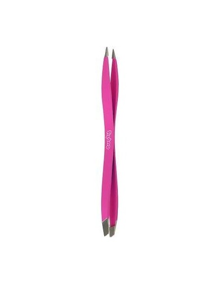 Duply Pinza Depilar De Doble Punta Fina/Oblicua Fucsia 1 U
