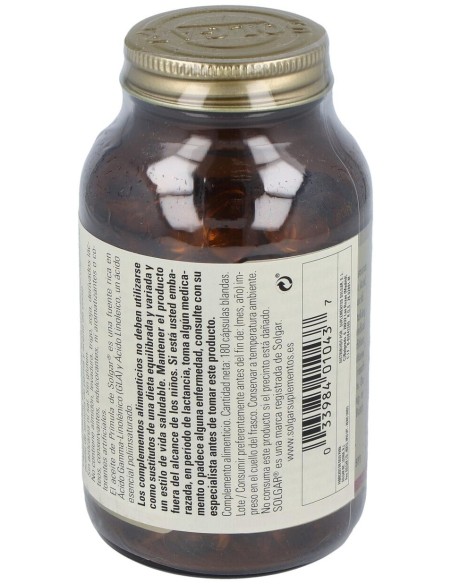 Solgar Aceite De Prímula De Rosa 500Mg 180 Perlas