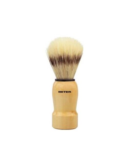 Brocha De Afeitar Mango Madera Pelo Sintético 1 U