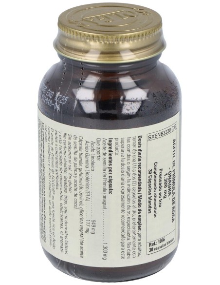 Solgar Aceite De Prímula De Rosa 1300Mg 30 Perlas