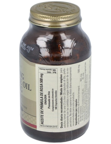 Solgar Aceite De Prímula De Rosa 500Mg 180 Perlas