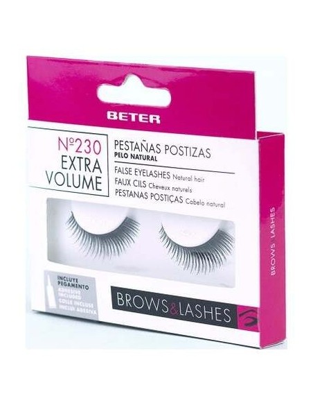 Beter Pestañas Postizas Nro 230 Extra Volumen 1 Par