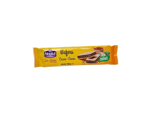 Noglut Wafers Rellenos De Cacao 150Gr