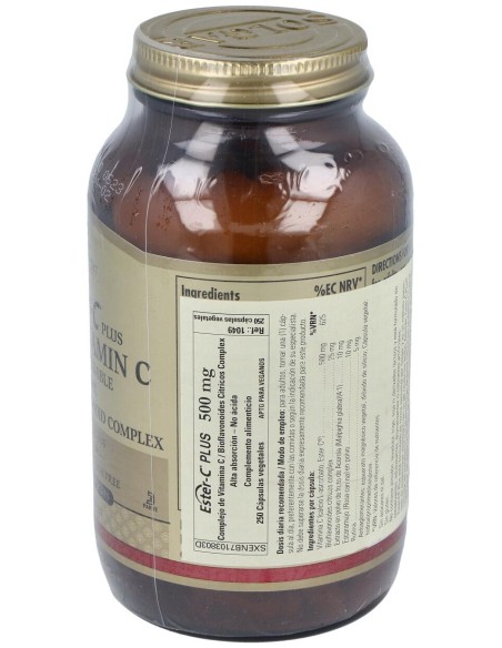 Solgar Ester-C Plus Vitamina C 500Mg 250Vcaps
