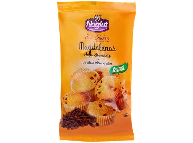 Noglut Madalenas Con Pepitas De Chocolate 170Gr.