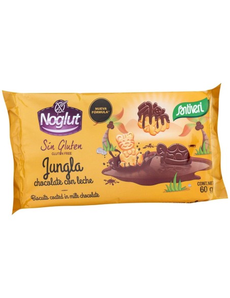 Santiveri   Noglut Galletas Jungla Choco Leche 60G S