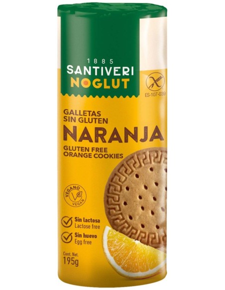 Santiveri Galletas Dig Estive Naranja 195G