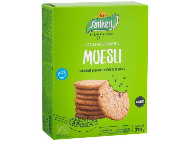 Galletas Digestive Muesli 2 Paquetes 330Gr. Bio