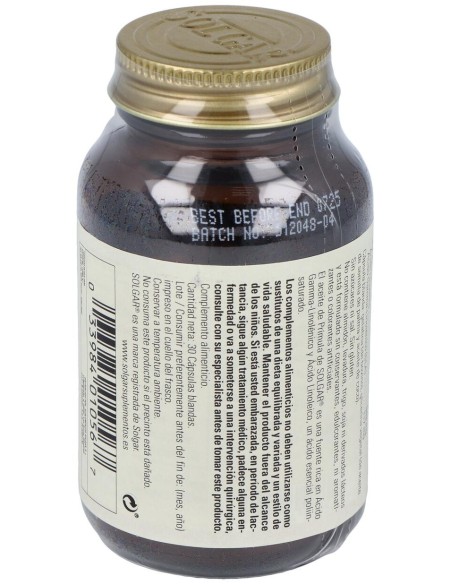 Solgar Aceite De Prímula De Rosa 1300Mg 30 Perlas