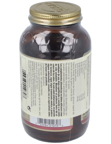 Solgar Huile De Lin Press?E ? Froid 1250Mg 100 G?Lules