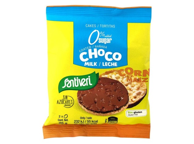 Santiveri Tortitas De Maiz Choco Con Leche Sin...