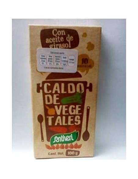 Santiveri   Caldo Vegetal 12 Pastillas