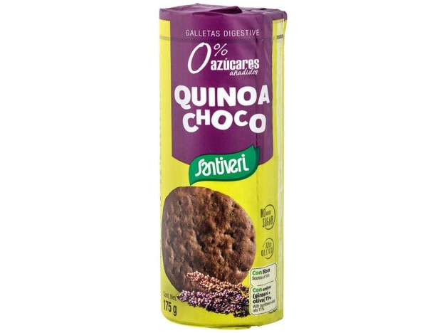 Galletas Digestive Quinoa Choco 0% Azucares 175Gr