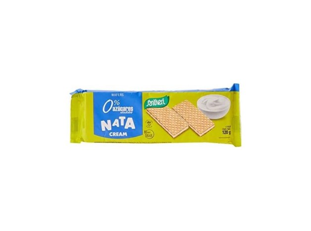 Galletas Rellenas Nata 0% Azucares 120Gr.
