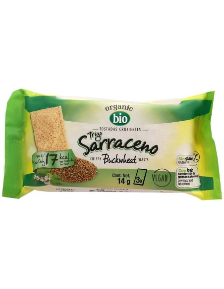 Santiveri Tostadas Ligeras Trigo Sarraceno Bio 15G