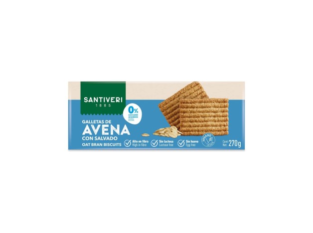 Santiveri Galletas Salvado De Avena 270G