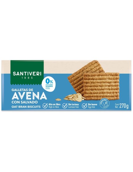 Santiveri Galletas Salvado De Avena 270G