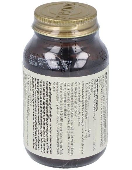 Solgar Aceite De Prímula De Rosa 1300Mg 30 Perlas