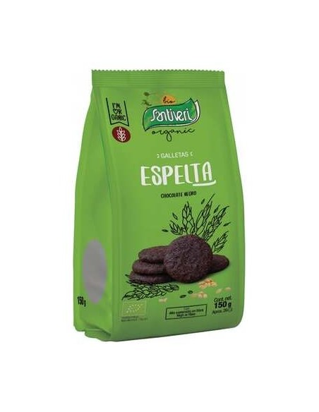 Santiveri Organic Galletas Espelta Chocolate Negro 150G