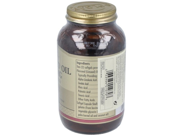 Solgar Huile De Lin Press?E ? Froid 1250Mg 100...