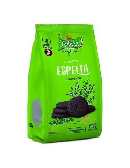 Santiveri Organic Galletas Espelta Chocolate Negro 150G