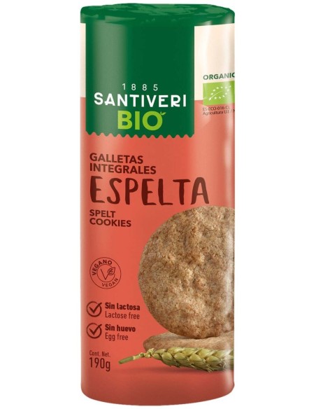 Santiveri Organic Galletas Espelta Chocolate Negro 150G