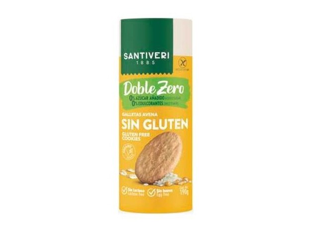 Santiveri Galletas Sin Gluten Doble Zero 190G