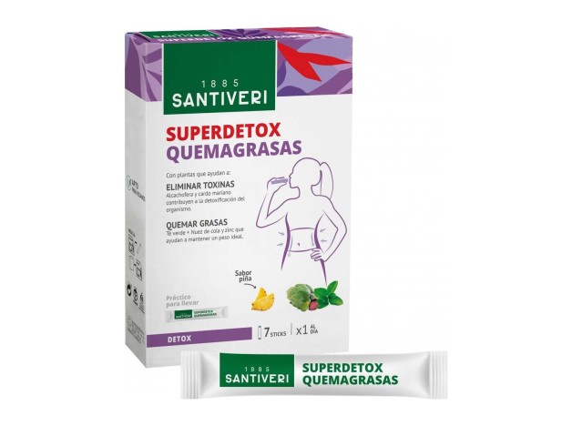 Santiveri Superdetox Quemagrasas 7 Sticks