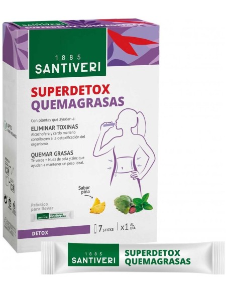 Santiveri Superdetox Quemagrasas 7 Sticks