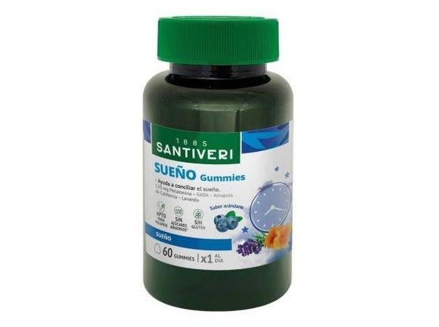 Santiveri Sueño Gummies Sabor Arándanos Vegan...