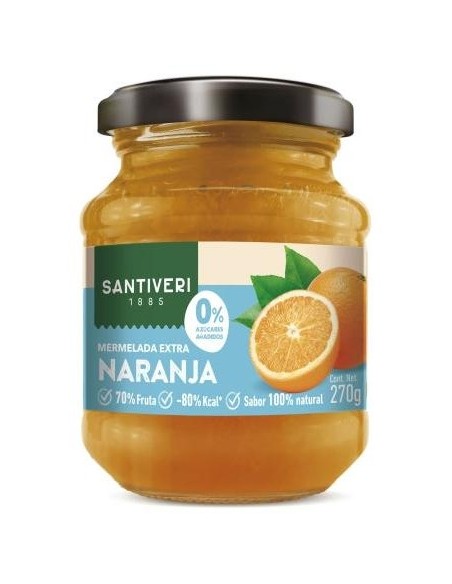 Mermelada Extra De Naranja 0% Azucares 270Gr.